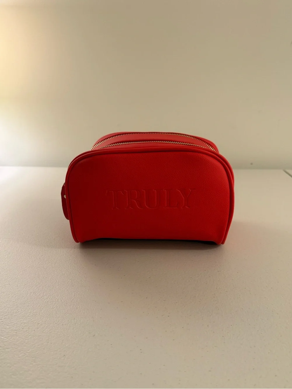 TRULY Signature Makeup/Toiletry Case in ‘Candy Apple Red - *NWOT*
